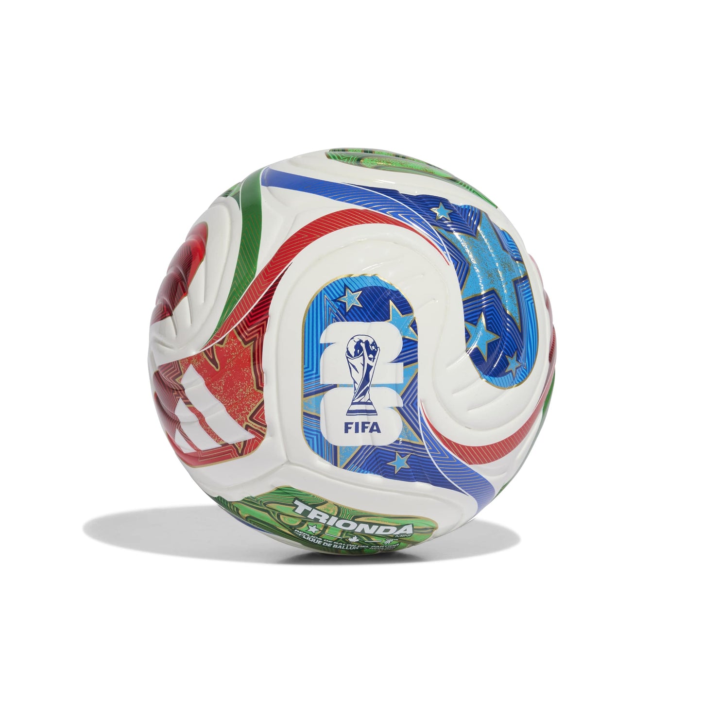 adidas FIFA World Cup 26™ Trionda Mini ball - White / Royal Blue / Solar Blue / Power Red