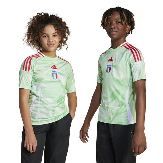 adidas Italy 24 Away Jersey Kids - Glory Mint