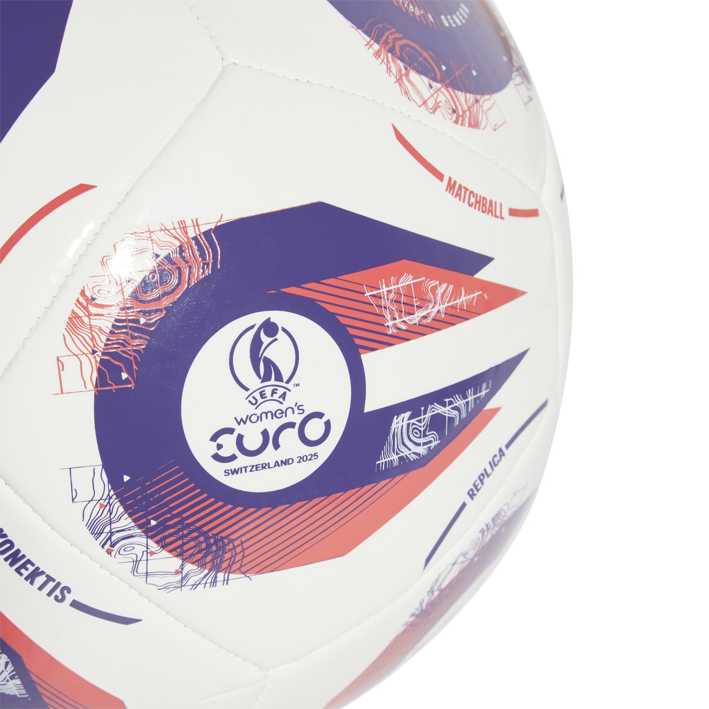 adidas Konektis Club Ball UEFA Women's EURO25™ - White/Panton/Panton