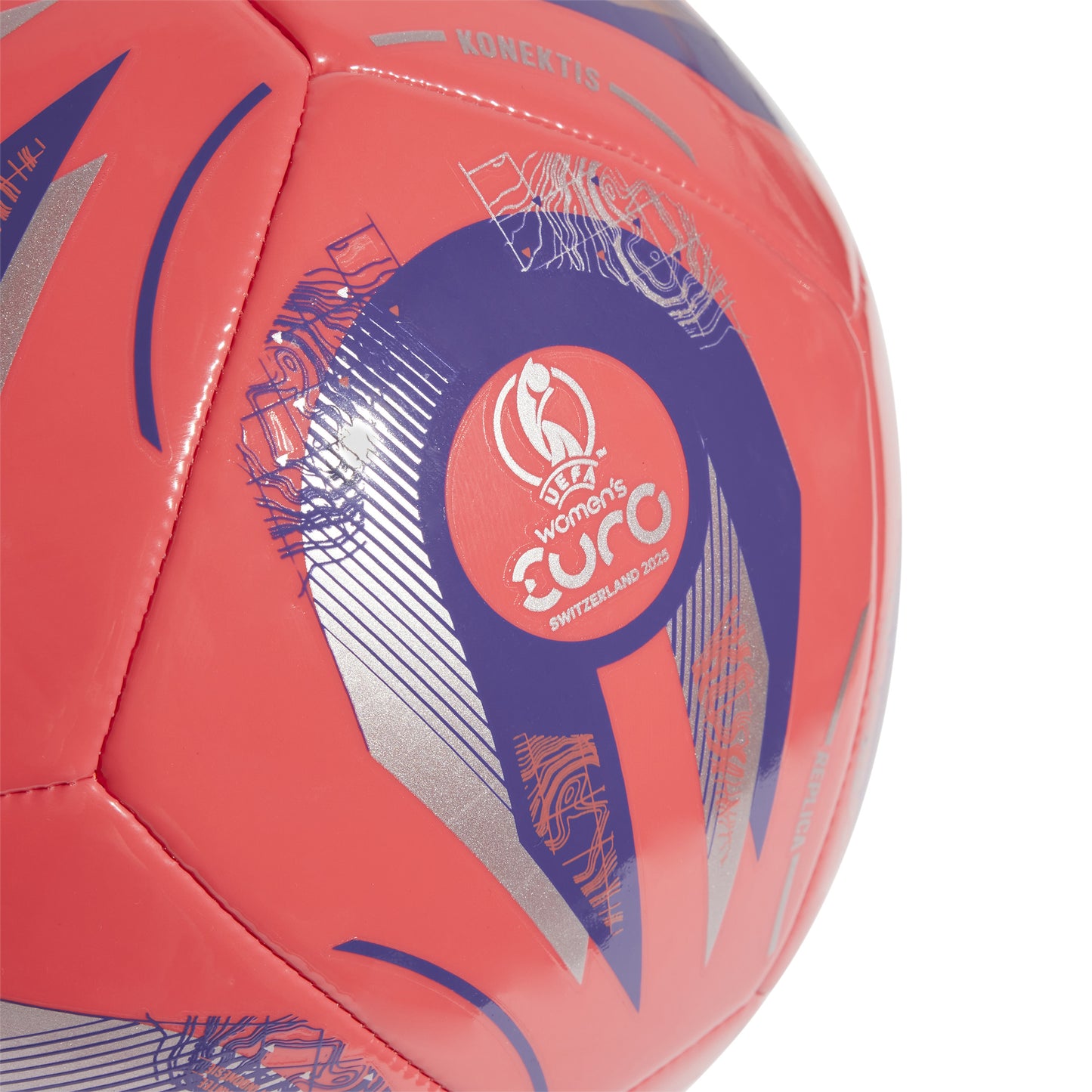 adidas Konektis Club Ball UEFA Women's EURO25™ - Panton/Panton/Silver