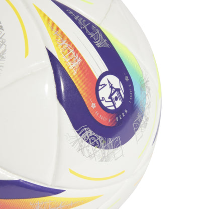 adidas Konektis Mini Ball UEFA Women's EURO25™ - White/Panton/Panton