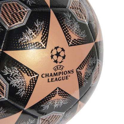 adidas UCL 24-25 Knockout Stages Club Ball - Metallic Copper / Black / Silver Metallic