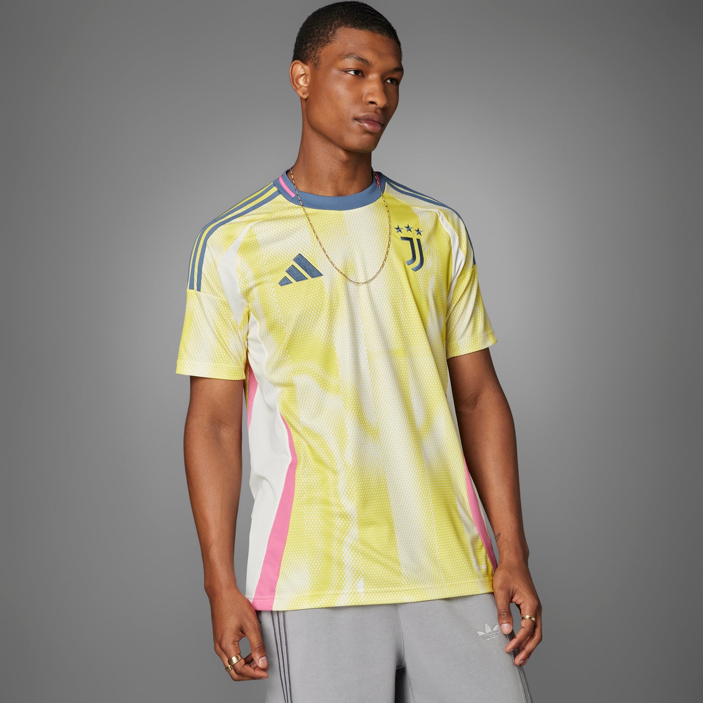 adidas Juventus 24-25 Away Jersey - Pure Sulfur