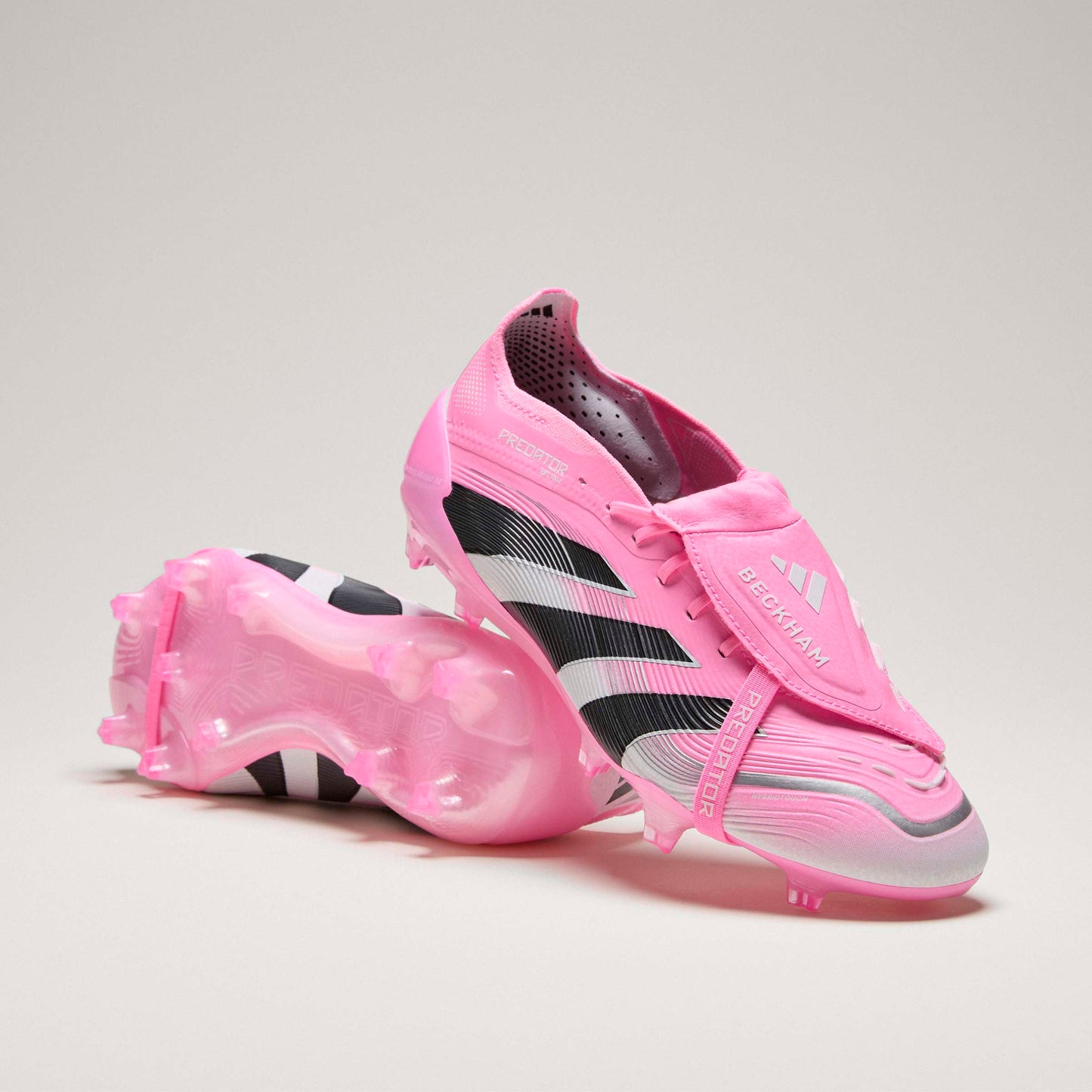 adidas Predator Elite FG Beckham Fold-Over Tongue - Beam Pink / Core Black / Cloud White