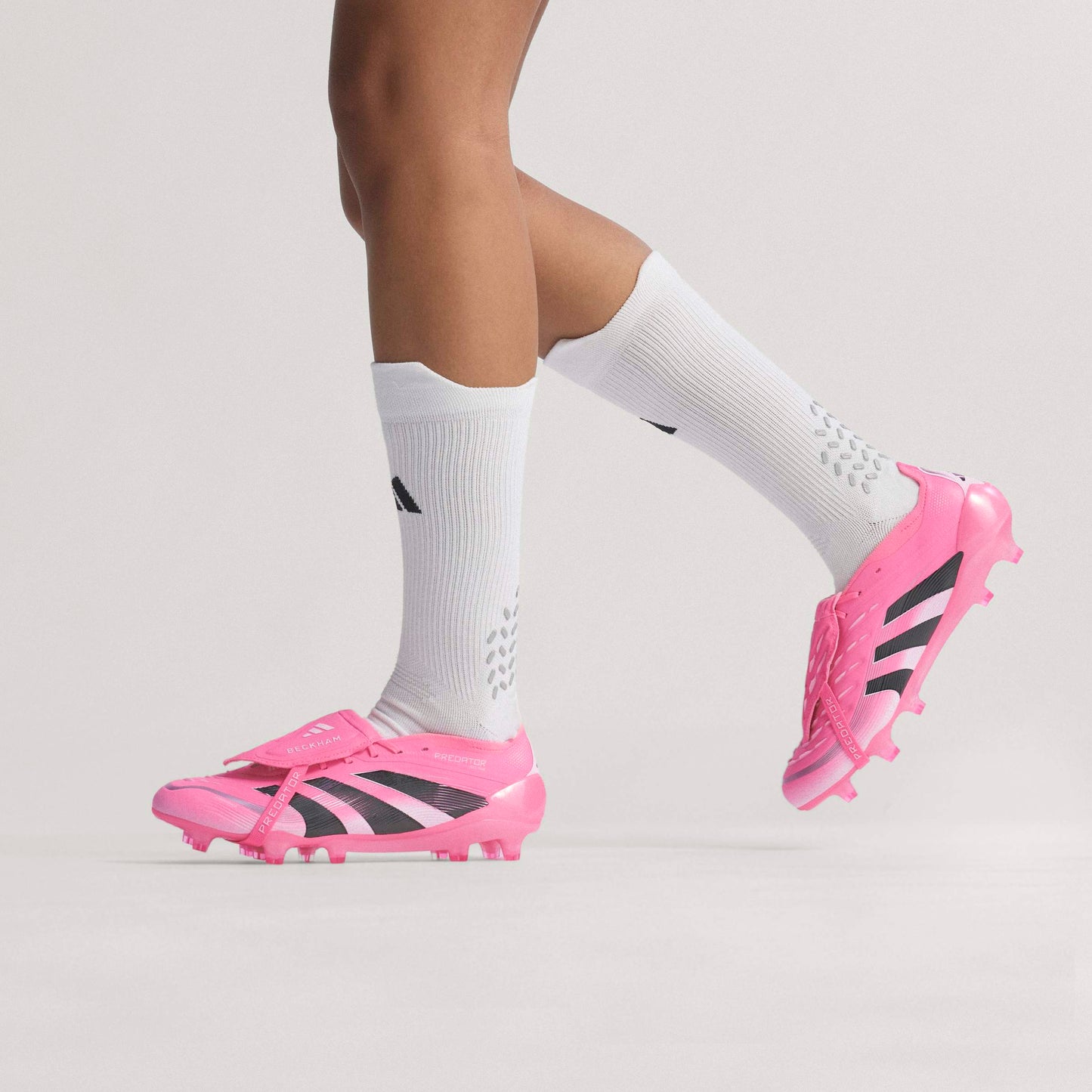 adidas Predator Elite FG Beckham Fold-Over Tongue - Beam Pink / Core Black / Cloud White