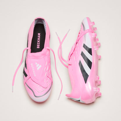 adidas Predator Elite FG Beckham Fold-Over Tongue - Beam Pink / Core Black / Cloud White