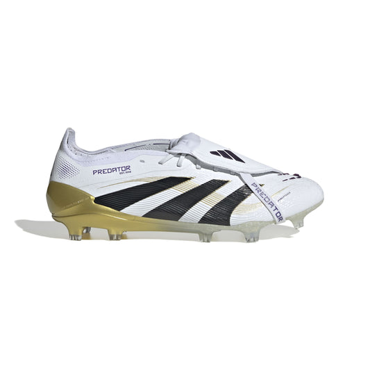 adidas Predator Elite FG Fold-Over Tongue - White / Core Black / Gold Metallic
