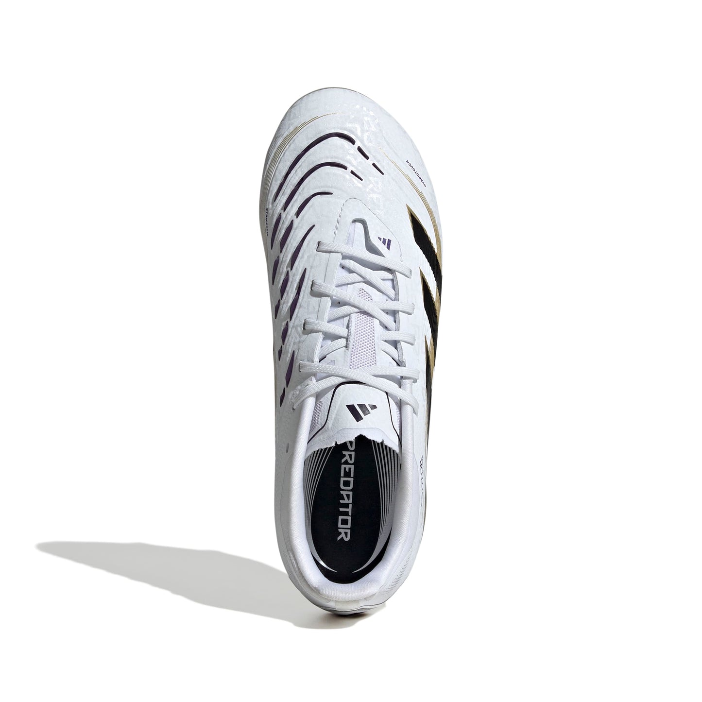 adidas Predator Elite J FG - White / Black / Gold
