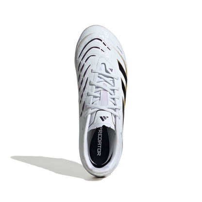 adidas Predator Elite J FG - White / Black / Gold