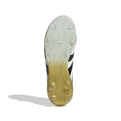 adidas Predator Elite J FG - White / Black / Gold