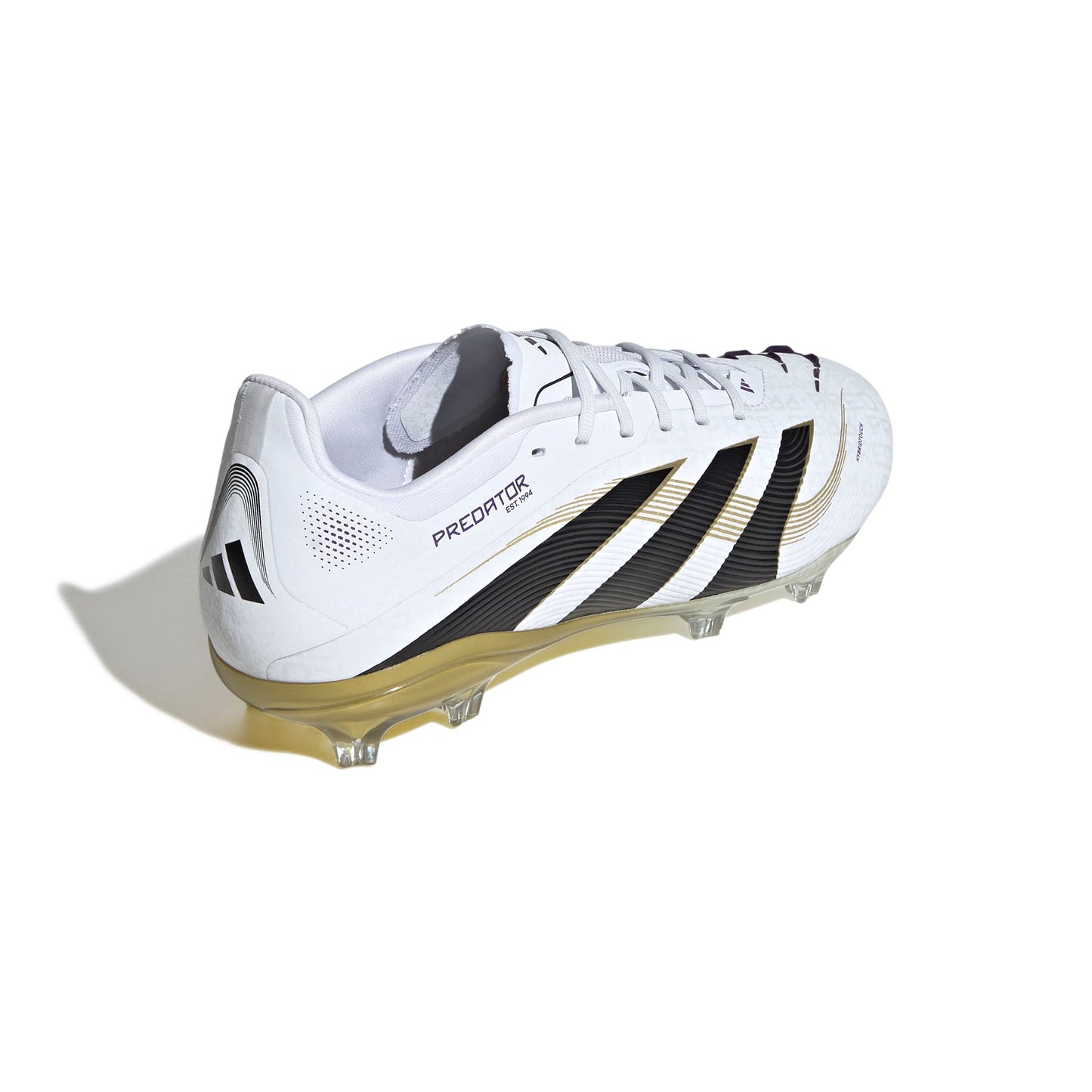 adidas Predator Elite J FG - White / Black / Gold