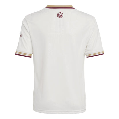 adidas Arsenal FC 25-26 Jr Third Jersey - Cloud White / Team Coll Burgundy 2