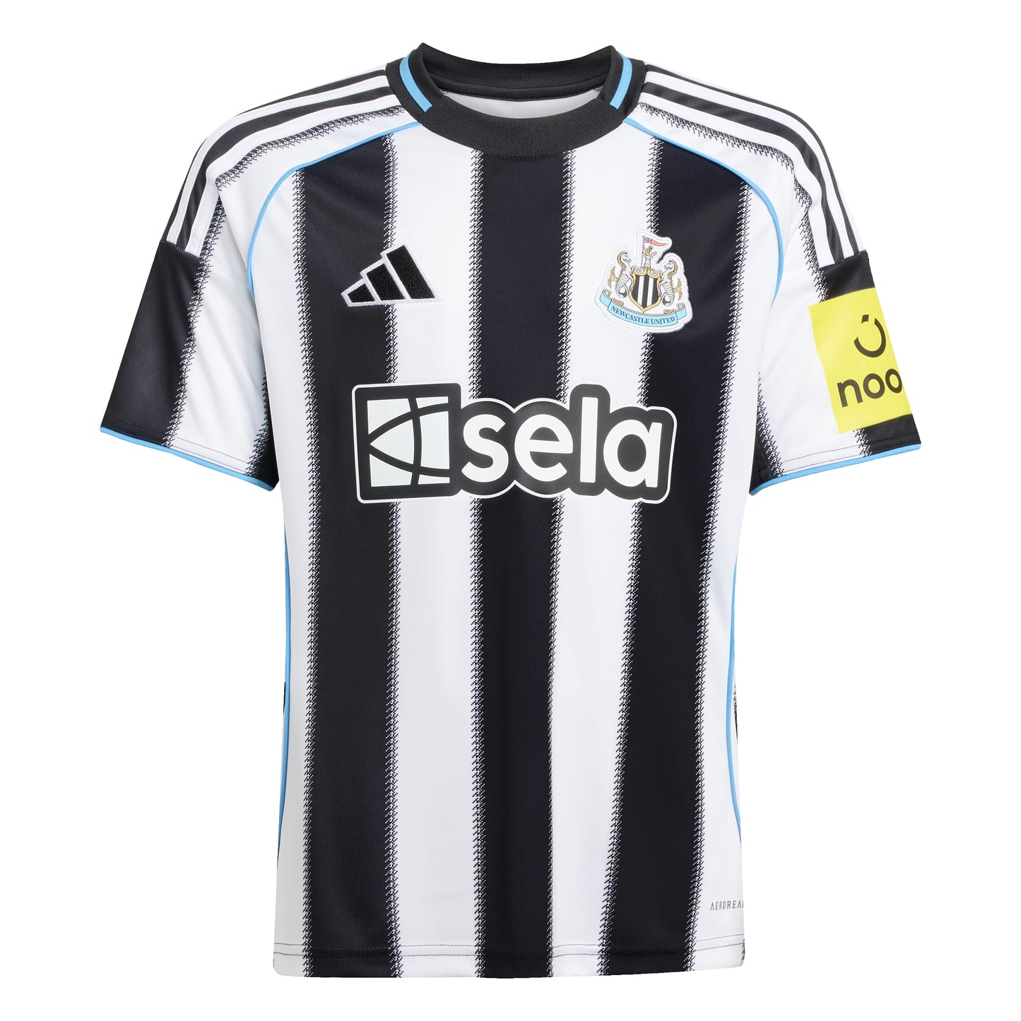 adidas Newcastle United FC 25-26 Jr Home Shirt - Black / White