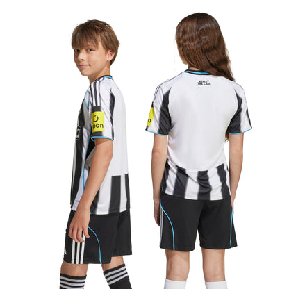 adidas Newcastle United FC 25-26 Jr Home Shirt - Black / White