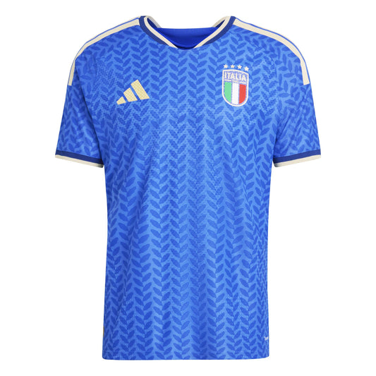 adidas Italy 26 Authentic Home Jersey - Bold Blue