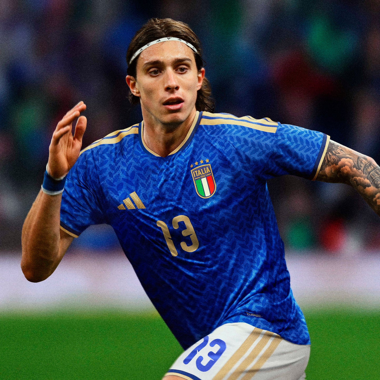 adidas Italy 26 Authentic Home Jersey - Bold Blue