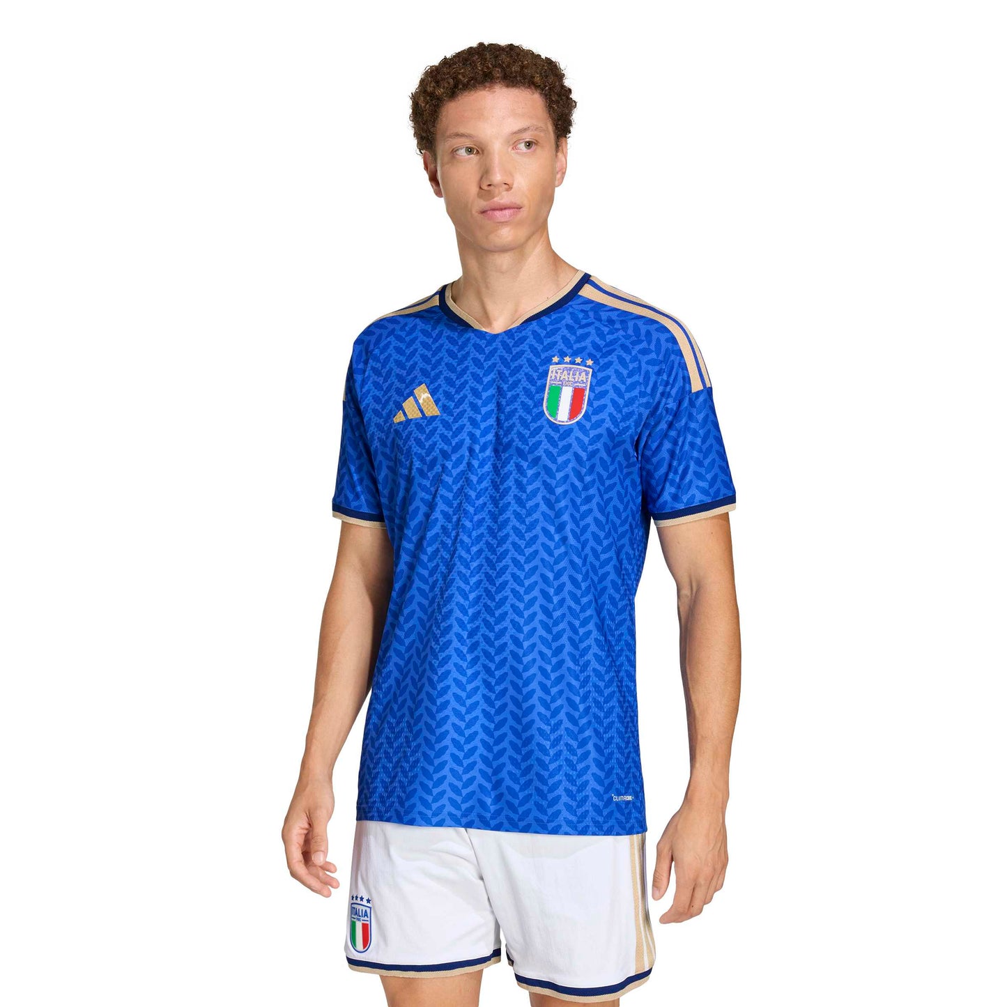 adidas Italy 26 Authentic Home Jersey - Bold Blue