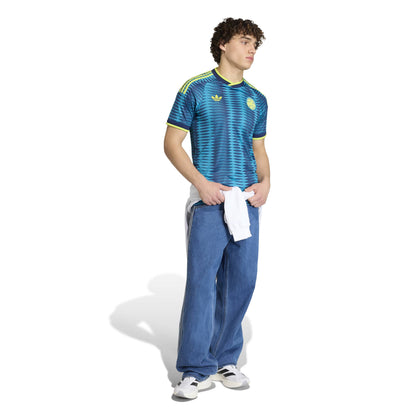 adidas Colombia 26 Away Jersey - Team Navy Blue 2 / Mystery Petrol