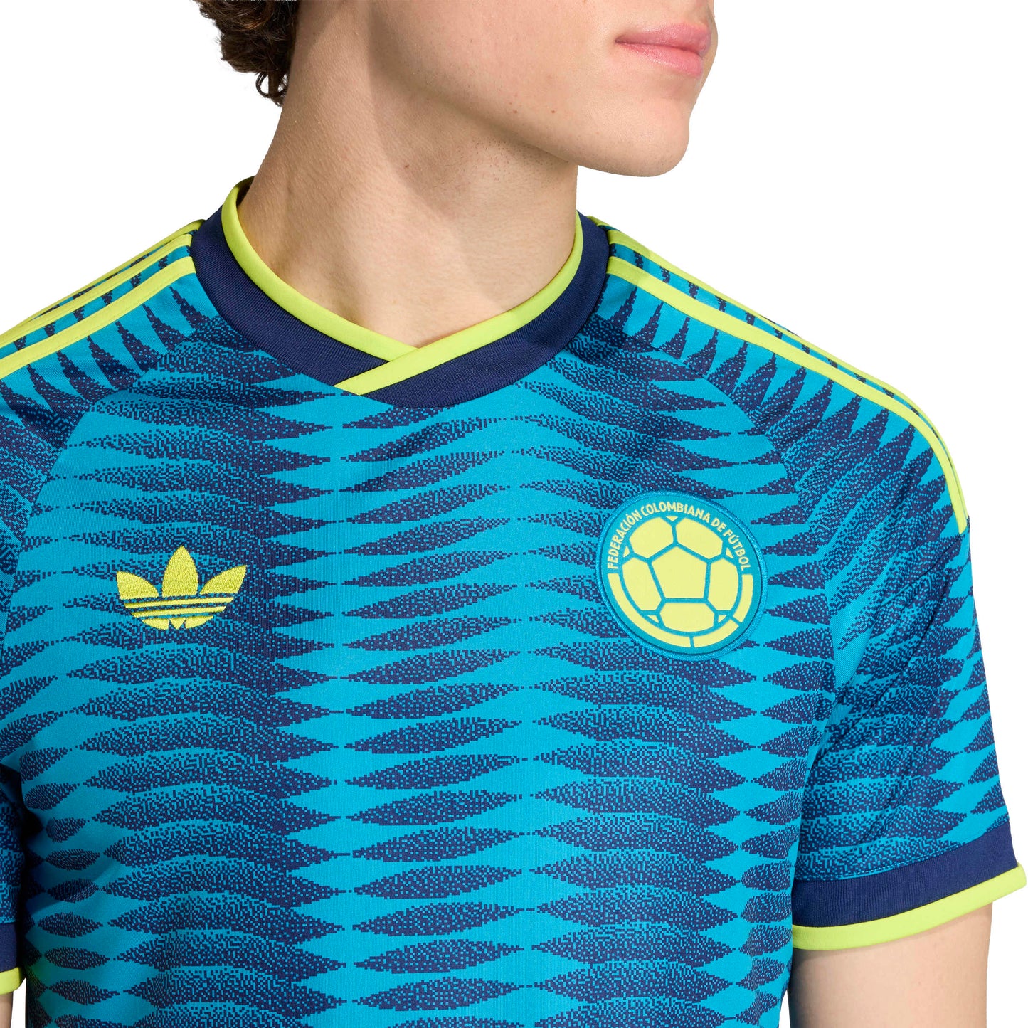 adidas Colombia 26 Away Jersey - Team Navy Blue 2 / Mystery Petrol