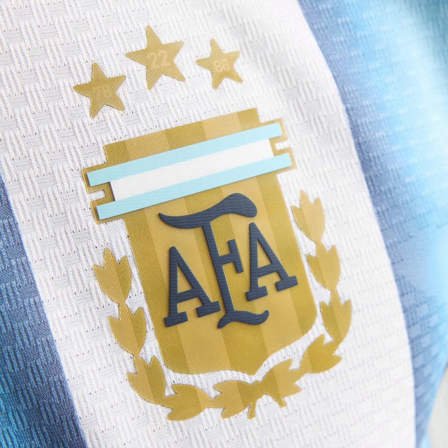 adidas Argentina 26 Authentic Home Jersey - White / Icey Blue / Light Blue