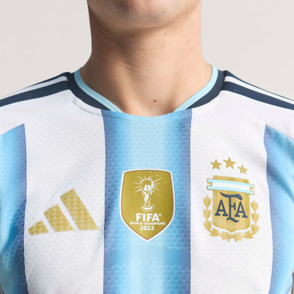 adidas Argentina 26 Authentic Home Jersey - White / Icey Blue / Light Blue