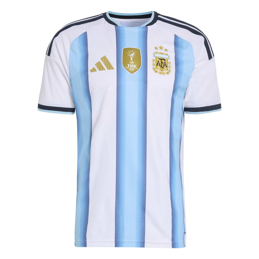 adidas Argentina 26 Authentic Home Jersey - White / Icey Blue / Light Blue