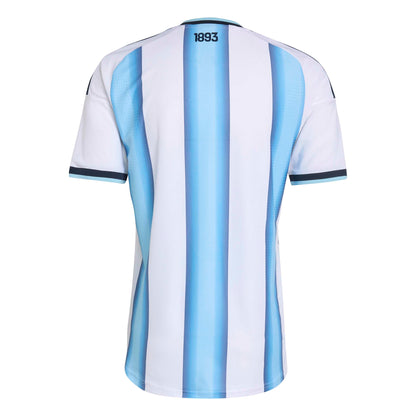 adidas Argentina 26 Authentic Home Jersey - White / Icey Blue / Light Blue