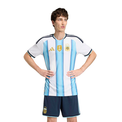 adidas Argentina 26 Authentic Home Jersey - White / Icey Blue / Light Blue