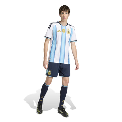 adidas Argentina 26 Authentic Home Jersey - White / Icey Blue / Light Blue