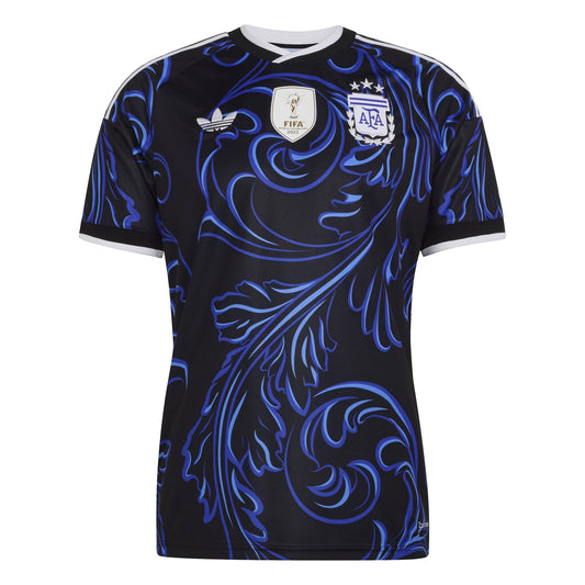 adidas Argentina 26 Away Jersey - Black / Lucid Blue /Blue Burst