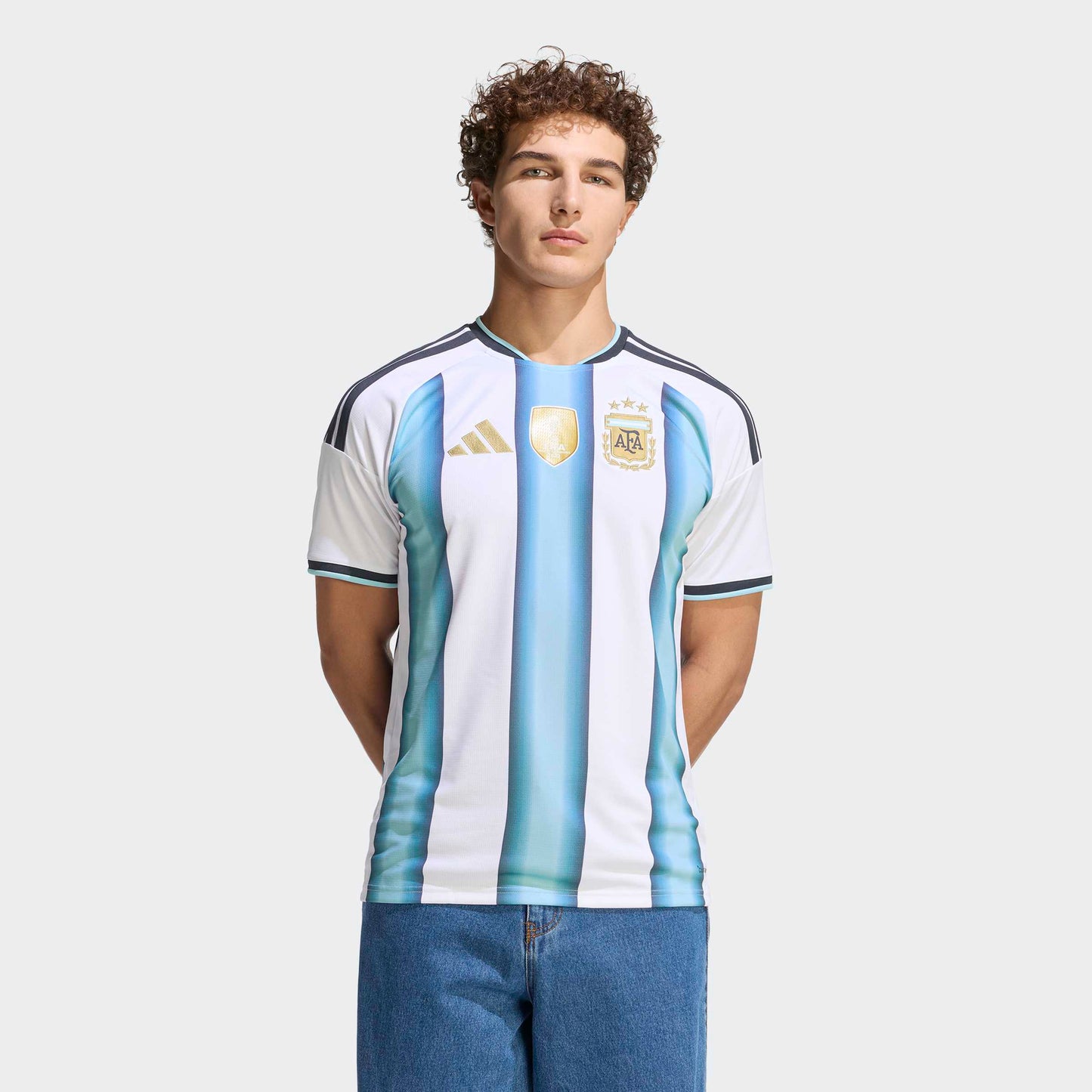 adidas Argentina 26 Home Jersey - White / Icey Blue / Light Blue