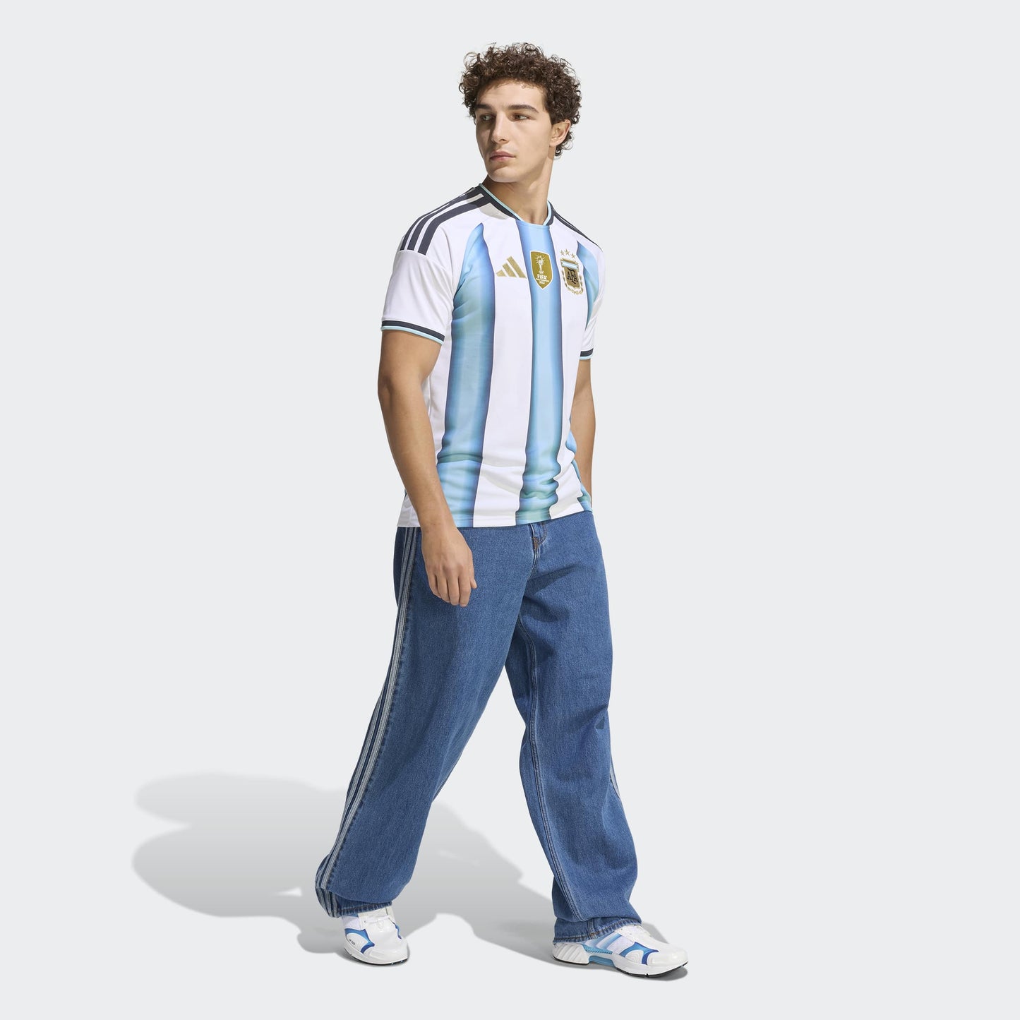 adidas Argentina 26 Home Jersey - White / Icey Blue / Light Blue