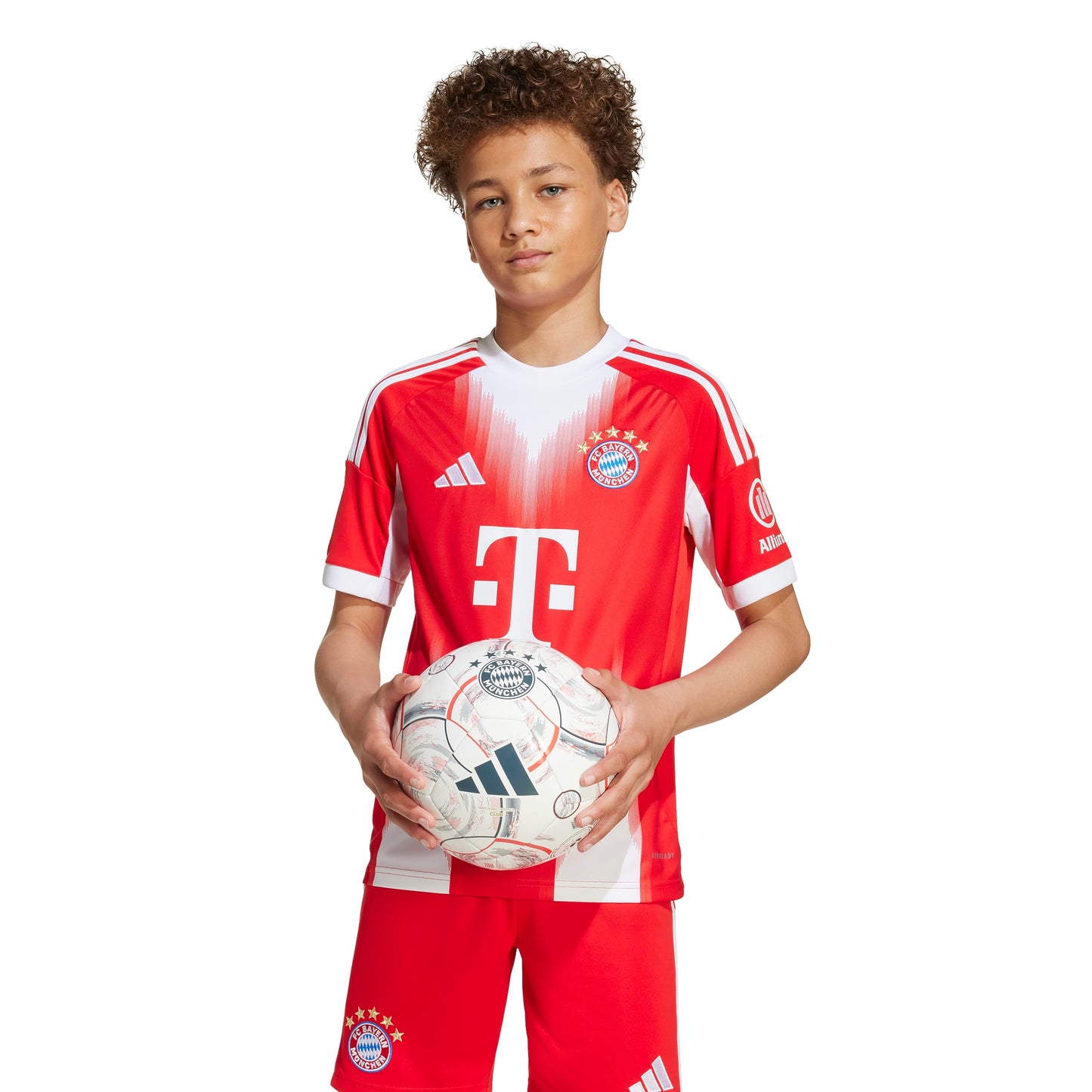 adidas FC Bayern Munich 25-26 Jr Home Jersey - Red