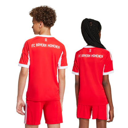 adidas FC Bayern Munich 25-26 Jr Home Jersey - Red