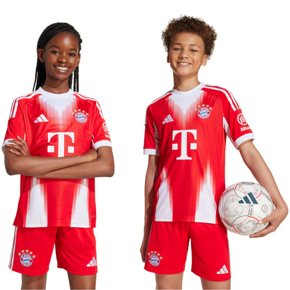 adidas FC Bayern Munich 25-26 Jr Home Jersey - Red