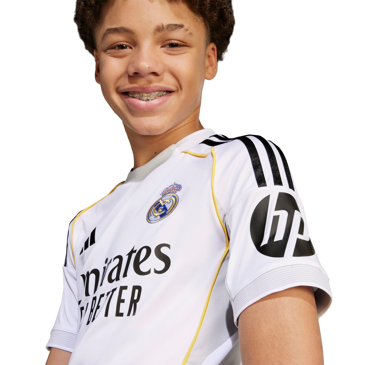 adidas Real Madrid Jr Home Jersey 25-26 - White
