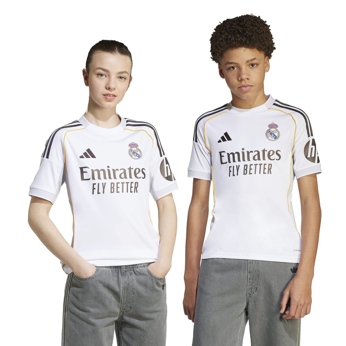 adidas Real Madrid Jr Home Jersey 25-26 - White