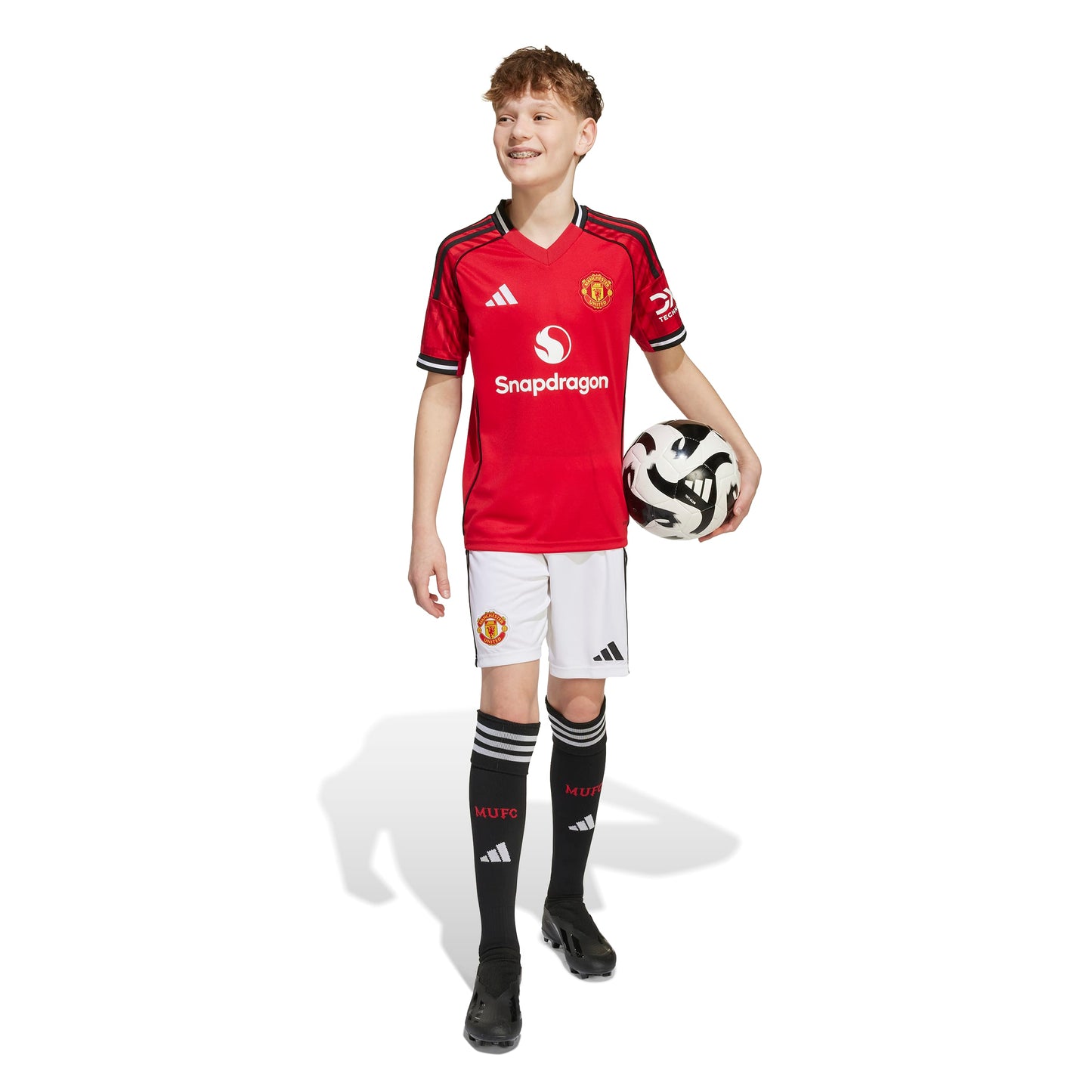adidas Manchester United FC 25-26 Jr Home - Mufc Red