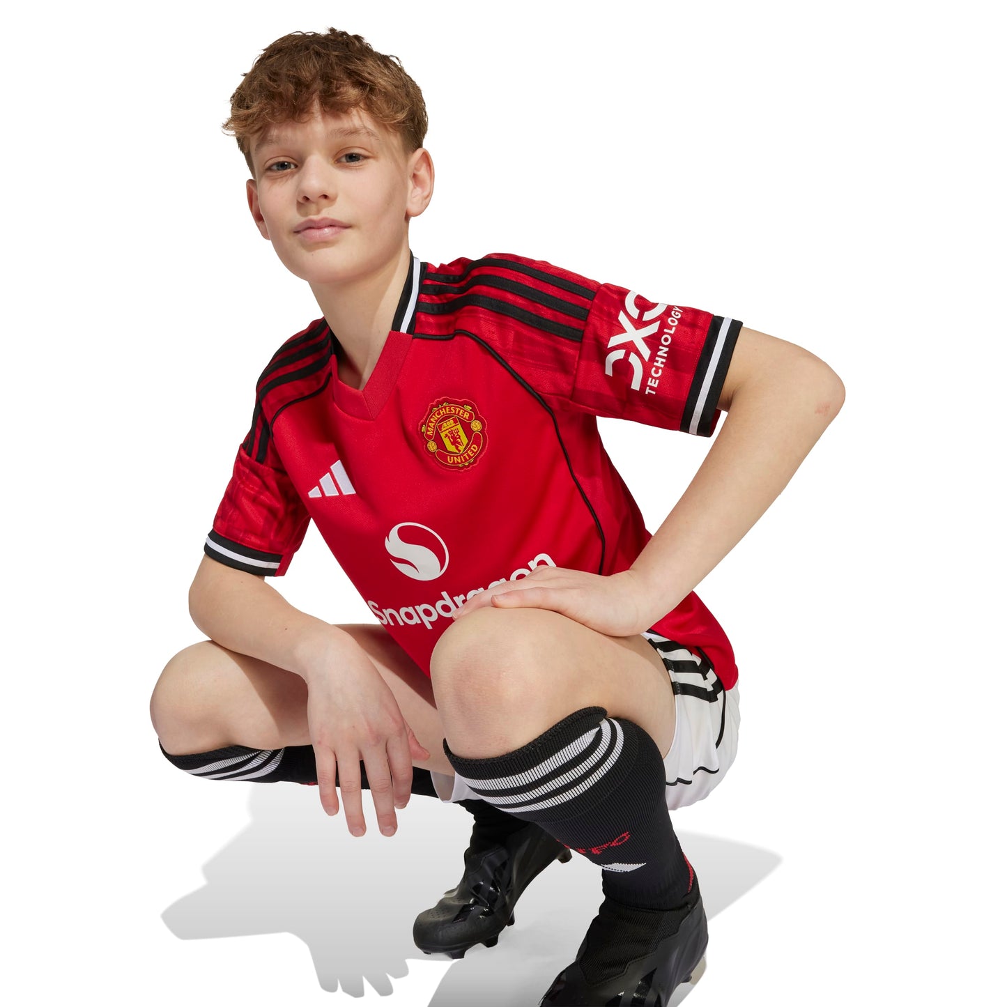 adidas Manchester United FC 25-26 Jr Home - Mufc Red