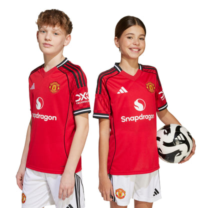 adidas Manchester United FC 25-26 Jr Home - Mufc Red