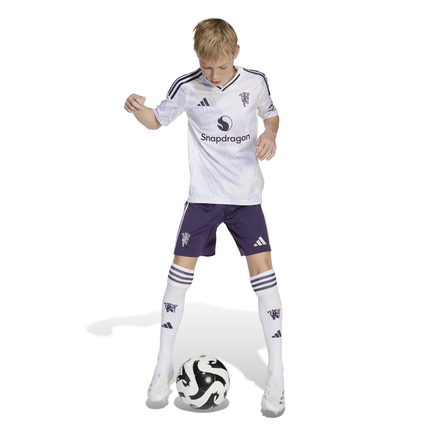 adidas Manchester United FC 25-26 Jr Away - White