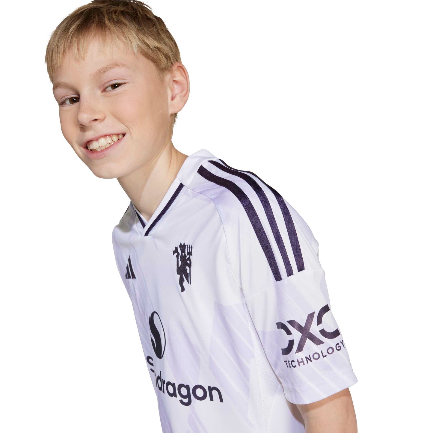 adidas Manchester United FC 25-26 Jr Away - White
