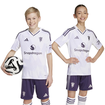 adidas Manchester United FC 25-26 Jr Away - White