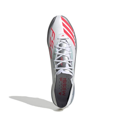 adidas Messi F50 Elite FG - Cloud White / Lucid Red / Silver Metallic