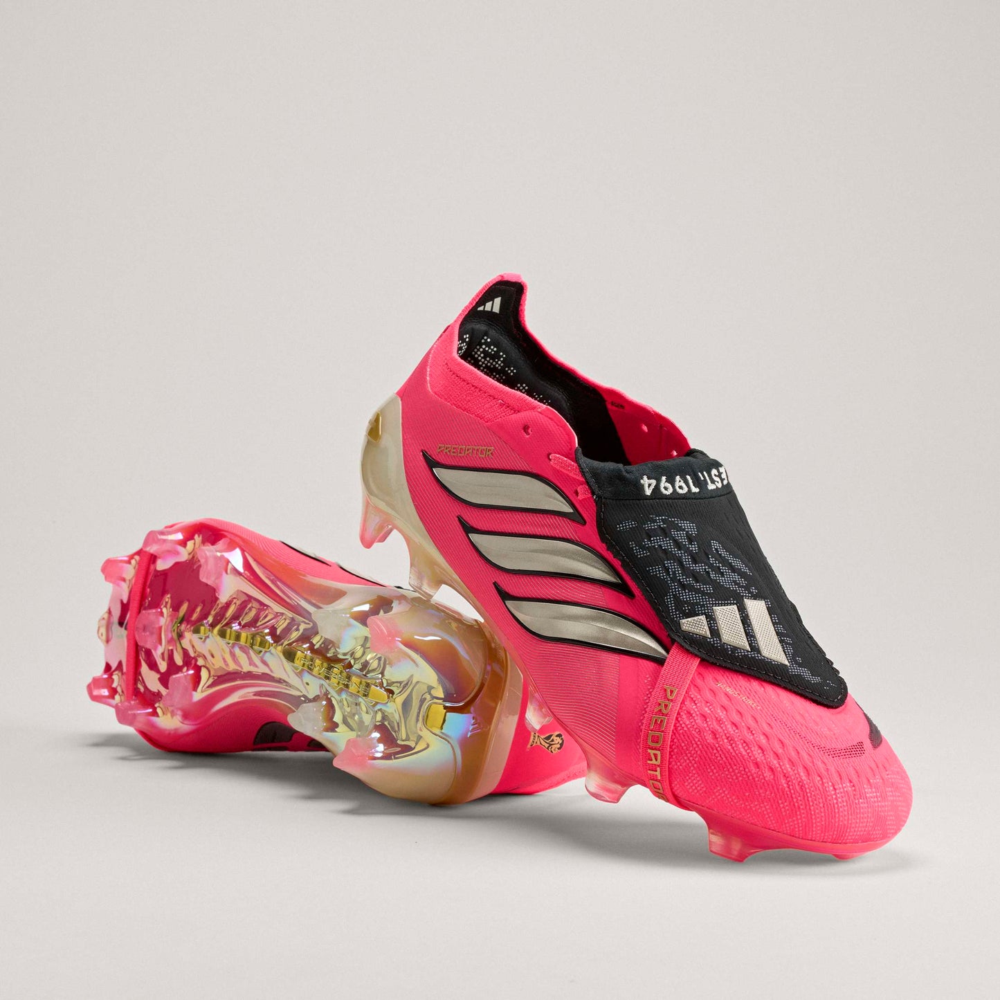 adidas Predator Elite Fold-Over Tongue FG -  Solar Turbo / Thermal Chrome / Core Black