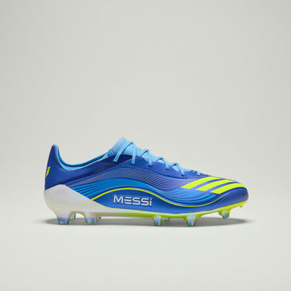 adidas F50 Messi Elite FG - Royal Blue / Solar Yellow / Semi Blue Burst