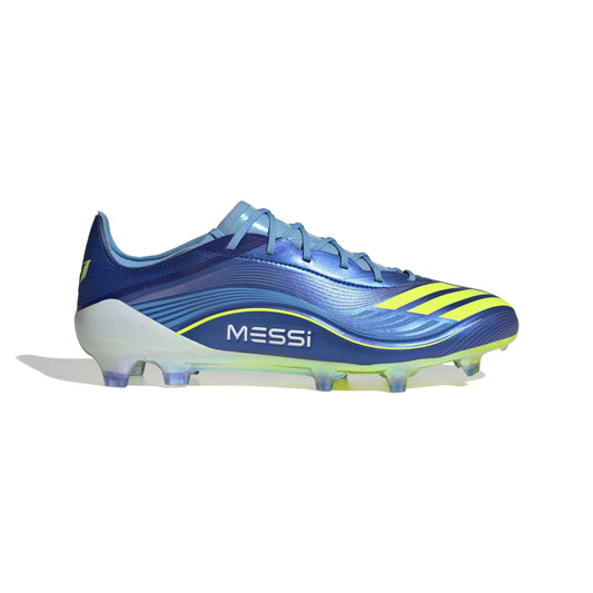 adidas F50 Messi Elite FG - Royal Blue / Solar Yellow / Semi Blue Burst