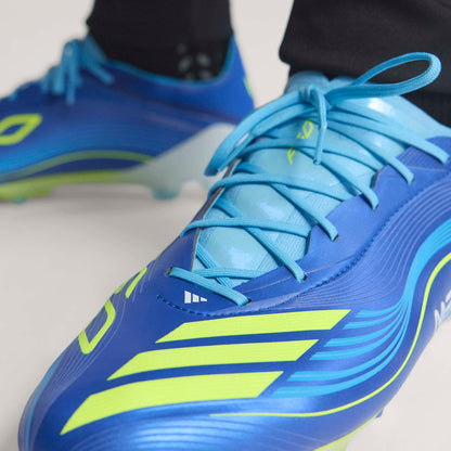 adidas F50 Messi Elite FG - Royal Blue / Solar Yellow / Semi Blue Burst