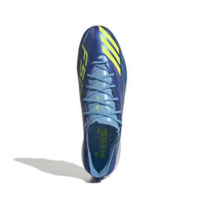 adidas F50 Messi Elite FG - Royal Blue / Solar Yellow / Semi Blue Burst