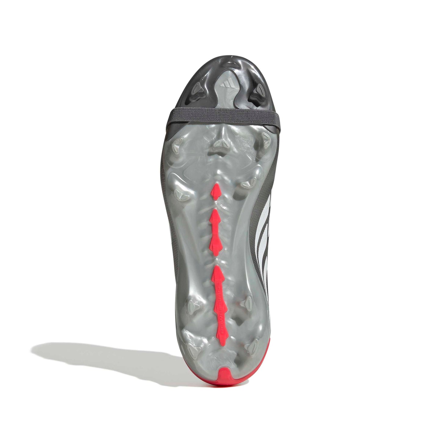 adidas Predator League Fold-Over Tongue J FG - Iron Metallic / Zero Metalic / Lucid Red